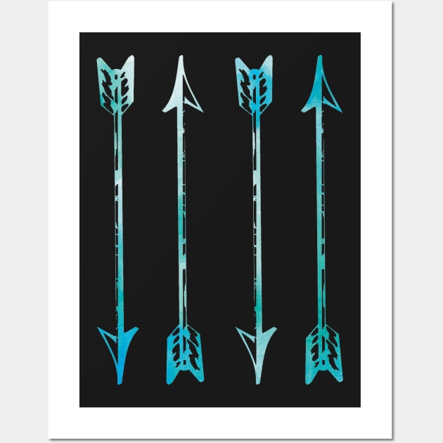 4 Arrows Wall Art by lunabelleapparel